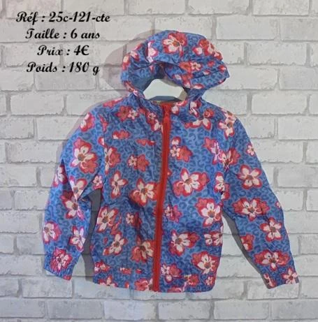 Veste 6 ans (25c-121-cte)
